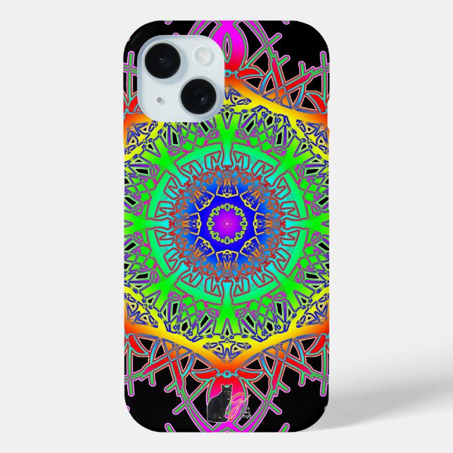 Coque Case-Mate iPhone Yoga Spectra Glyph Coque-Mate coque iphone (Verso)