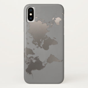 Coque Case-Mate Pour iPhone Apple iPhone X Coque World Map Voyage d'affaires G