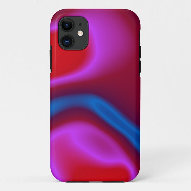 Coque Case-Mate Pour iPhone bleu rose et rouge coque iphone (Dos)
