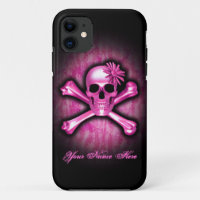 Blue Chrome Skull et Crossbones iPhone 5 Coque
