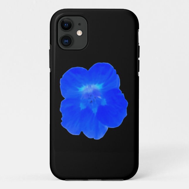 Coque Case-Mate Pour iPhone Blue Nasturtium iPhone 5 Coque (Dos)