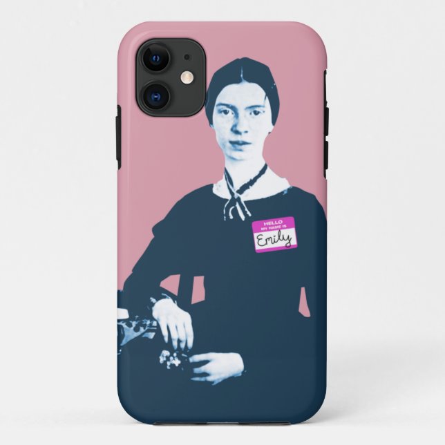 Coque Case-Mate Pour iPhone Bonjour mon nom est coque iphone rose d'Emily (Dos)