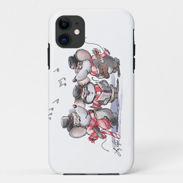 Coque Case-Mate Pour iPhone Caroling Avec Coque Mic, Mac & Moe iPhone 5/5S (Dos)