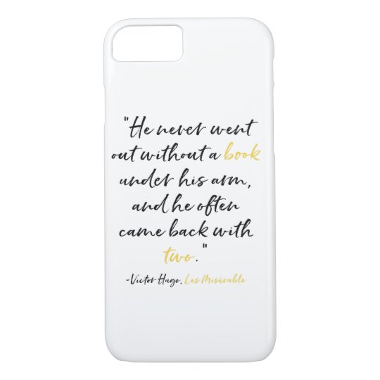 Coque Case Mate Pour Iphone Citation Victor Hugo De Livre De Cas De Telephone Zazzle Fr