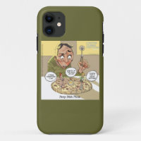 Coque iPhone 5 Funny Philosophy Deep Dish Pizza