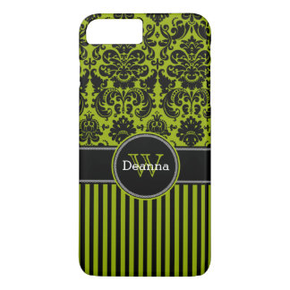 Coque Case-Mate Pour iPhone Coque iPhone 7 | Damas | Tracées | Vert