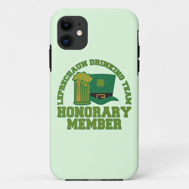 Coque Case-Mate Pour iPhone Coque iphone de l'équipe de boisson Leprechaun (Dos)