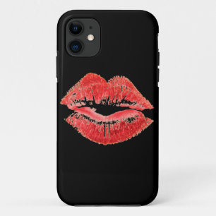 Coque Case-Mate Pour iPhone coque iphone d'impression des lèvres rouges baiser