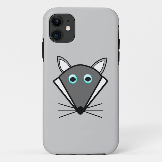 Coque Case-Mate Pour iPhone Coque iphone du loup d'Halloween (Dos)