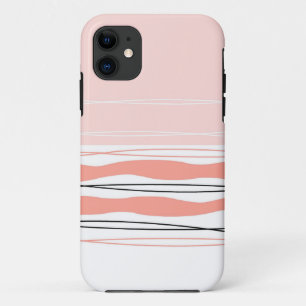 Coque Case-Mate Pour iPhone Coque iphone horizontal en bande rose atlantique