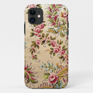 Coque Case-Mate Pour iPhone Coque iphone rose de Pochoir de Français vintage