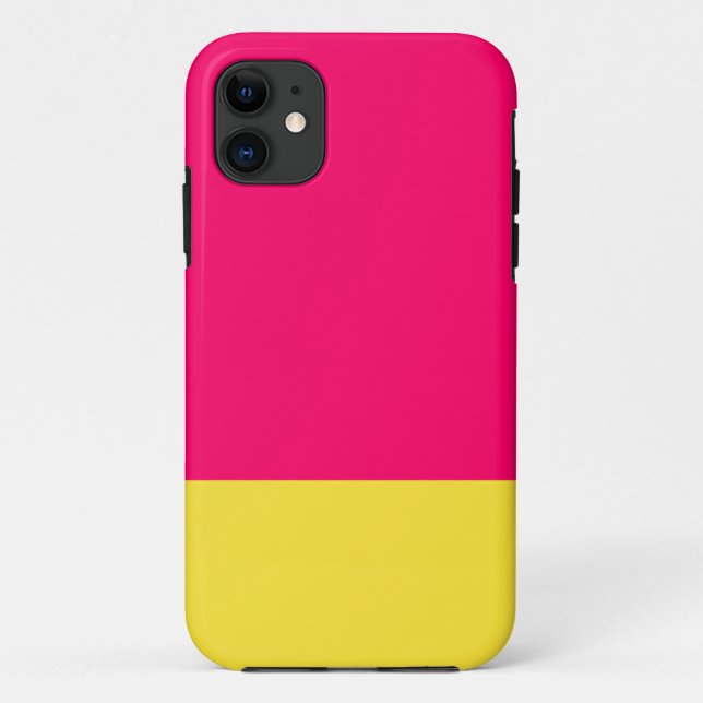 Coque Case-Mate Pour iPhone Coque iphone rose et jaune (Dos)