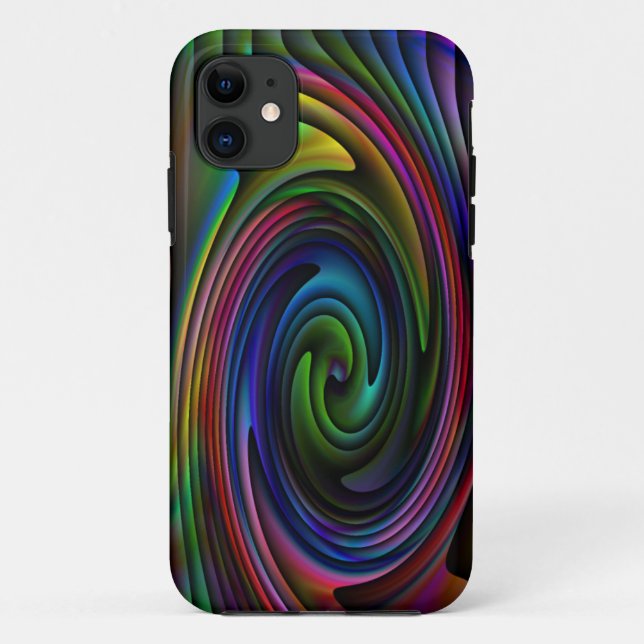 Coque Case-Mate Pour iPhone coque iphone tourbillon arc-en-ciel (Dos)