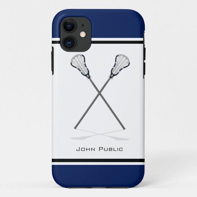 Coque Case-Mate Pour iPhone Coque personnel Lacrosse iPhone 5/5S (Dos)
