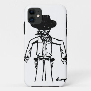 Coque Case-Mate Pour iPhone Cowboy Sketch iPhone 5 à peine Coque
