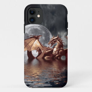 Coque Case-Mate Pour iPhone Dragon & Lune Imaginaire coque iphone mythique