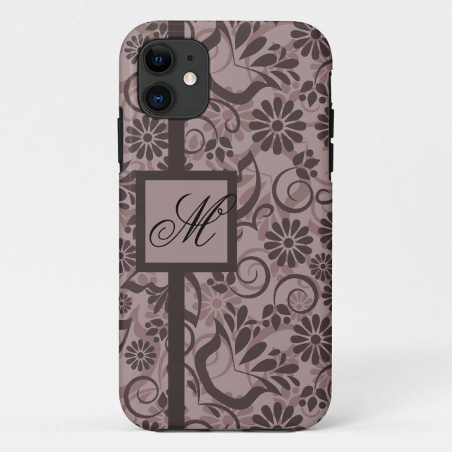 Coque Case-Mate Pour iPhone Élégant iPhone 5 Coque avec Monogramme (Dos)