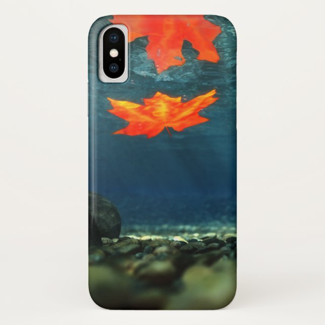 Coque Case-Mate Pour iPhone Flamme dans le coque iphone d'eau-Mate (Dos)