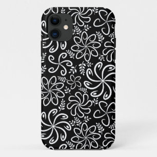 Coque Case-Mate Pour iPhone Fleurs noir noir foncé iPhone 5 Coque