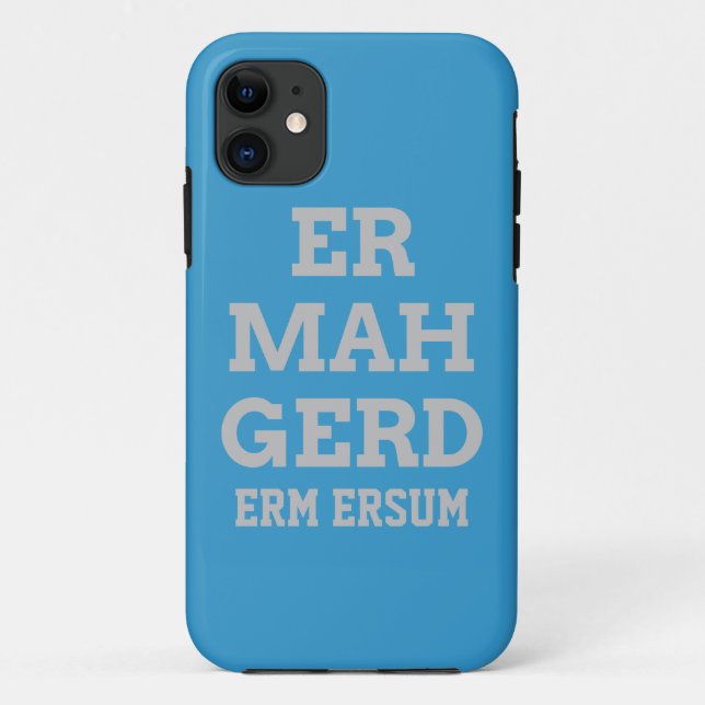 Coque Case-Mate Pour iPhone Gris Ermahgerd iPhone 5 Tough Xtreme Coque (Dos)
