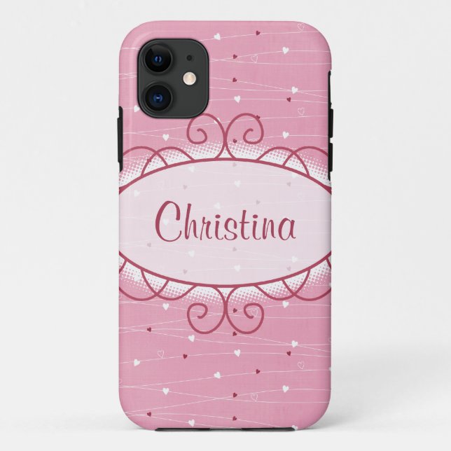 Coque Case-Mate Pour iPhone Hearts & Love Mate ID™ iPhone 5 Coque (Dos)