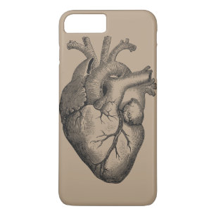 Coque Case-Mate Pour iPhone Illustration vintage de coeur