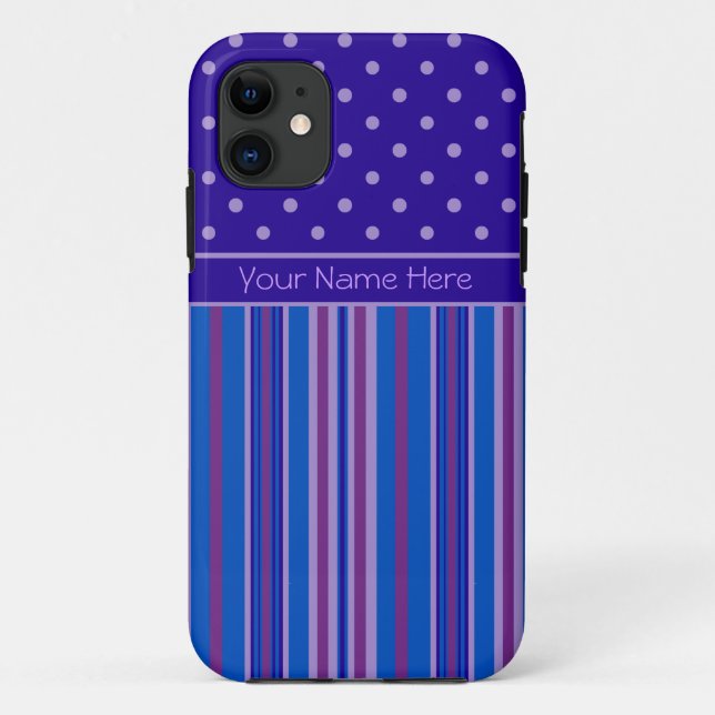 Coque Case-Mate Pour iPhone iPhone 5/5s Coque à personnaliser : Stripes, Polka (Dos)