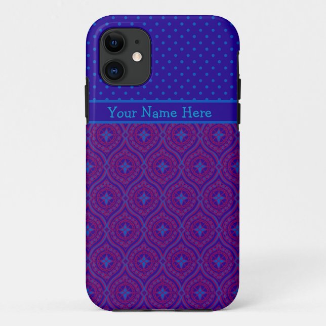 Coque Case-Mate Pour iPhone iPhone 5 Xtreme Coque à personnaliser, violet, ble (Dos)