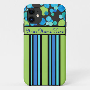 Coque Case-Mate Pour iPhone iPhone personnalisé 5/5s Coque : Lunes bleues et b