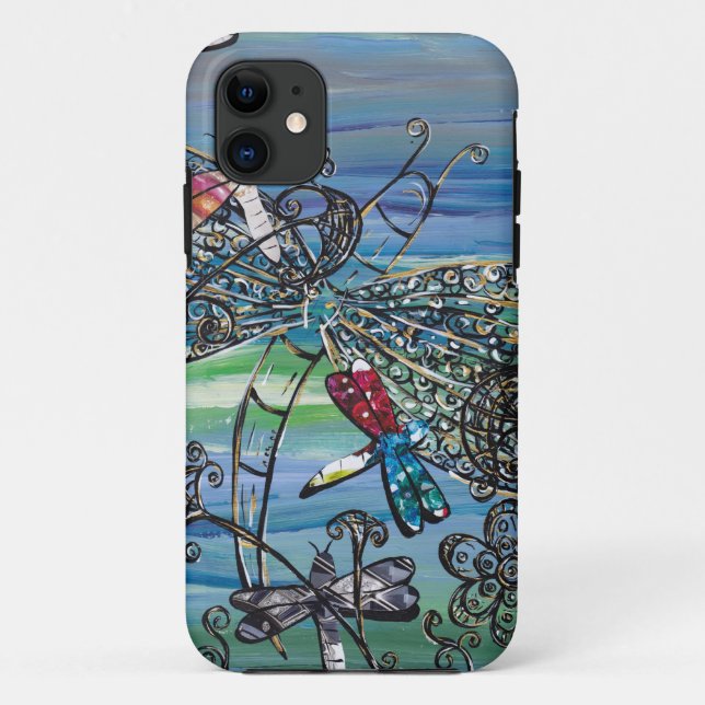 Coque Case-Mate Pour iPhone La libellule Jewels le coque iphone 2 (Dos)