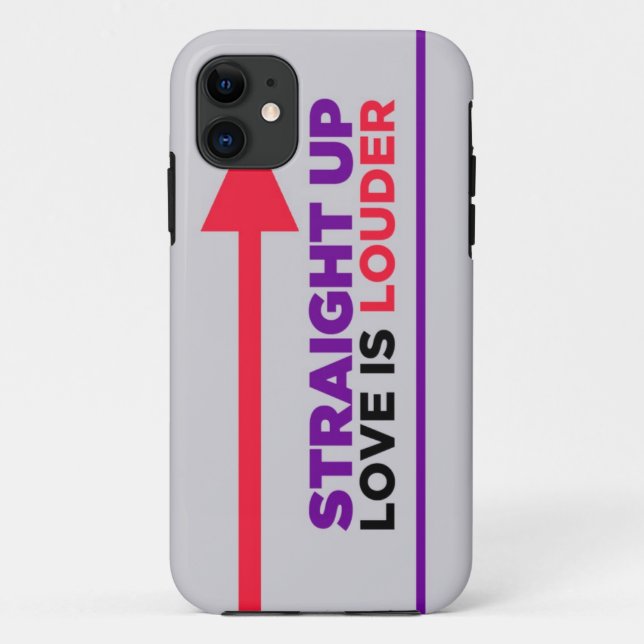 Coque Case-Mate Pour iPhone L'amour haut droit est un coque iphone plus (Dos)