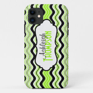 Coque Case-Mate Pour iPhone Lime, Noir, Blancs Vagues iPhone 5 Coque