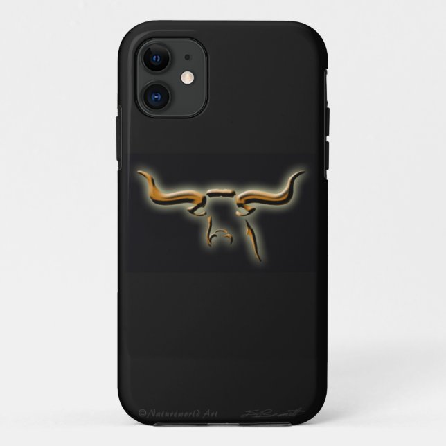 Coque Case-Mate Pour iPhone Longhorn Simple Tough iPhone 5 Coque (Dos)