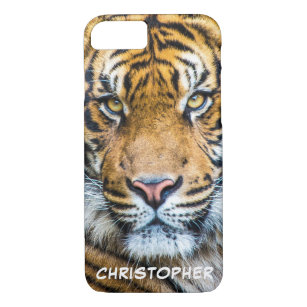 Coques Chat Tigre Avec Pour Telephones Tablettes Et Ordinateurs Portables Zazzle Fr