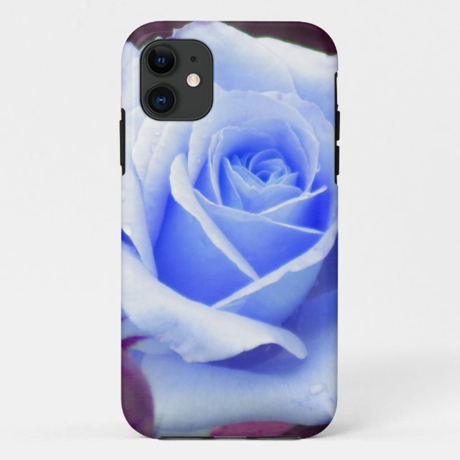 Coque Case-Mate Pour iPhone Pale Blue Rose iPhone 5 coque (Dos)