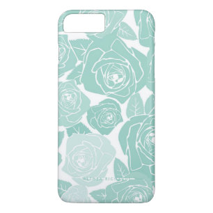 Coque Case-Mate Pour iPhone Pastel Blue Roses Personnalisé iPhone 7 Plus Coque