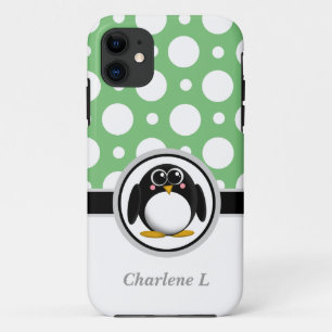 Coque Case-Mate Pour iPhone Penguin Green Assorted Pois iPhone 5 Coque