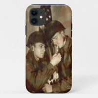 Photo militaire vintage Apple iPhone 11 Coque