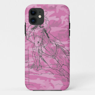 Coque Case-Mate Pour iPhone Pink Camo Barrel Racer II - iPhone 5/5S Coque