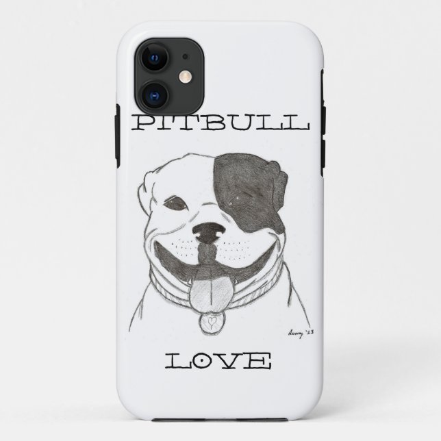 Coque Case-Mate Pour iPhone Pitbull Love iPhone 5 Tough Extreme Coque (Dos)