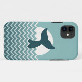 Coque Case-Mate Pour iPhone Queue de baleine (Dos (Horizontal))