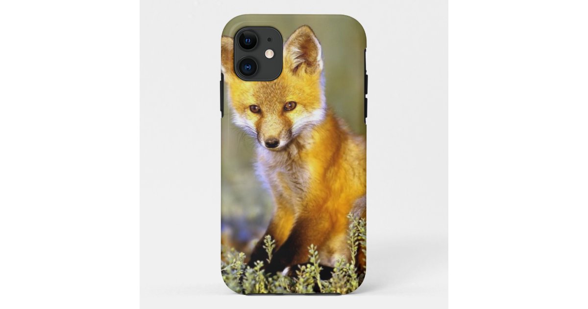 Coque Case Mate Pour Iphone Renard Rouge De Petit Bebe Mignon Zazzle Fr