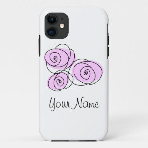 Coque Case-Mate Pour iPhone Rose Bouquet Lilac "Nom" coque iphone