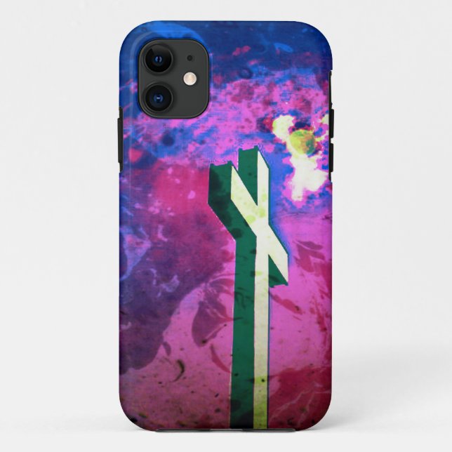 Coque Case-Mate Pour iPhone Saint Croix framboise/bleu velours iPhone 5 coque (Dos)