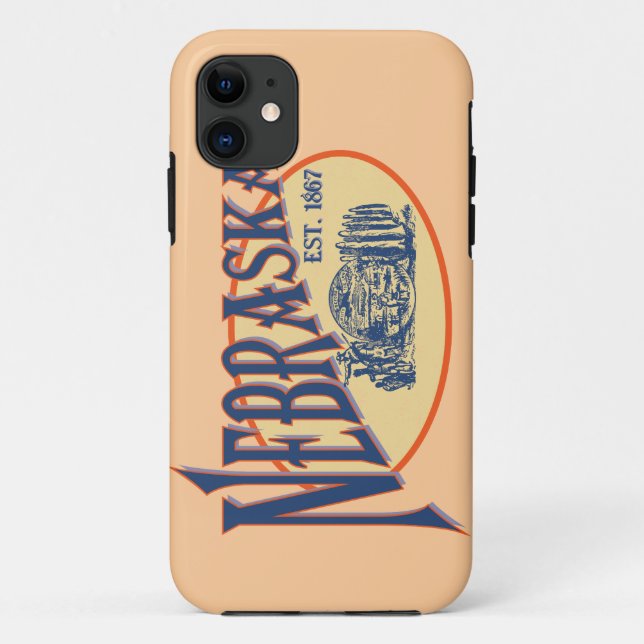 Coque Case-Mate Pour iPhone Souvenir Nebraska Apple iPhone 5 Coque Couverture (Dos)