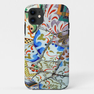 Coque Case-Mate Pour iPhone Tuiles de mosaïque de Guell du parc de Gaudi