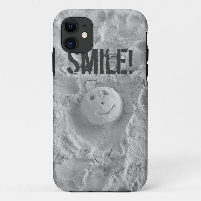Coque Case-Mate Pour iPhone Visage dans le coque iphone de sable (Dos)