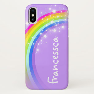 Coque Case-Mate Pour iPhone Votre nom (10 lettre) coque iphone violet arc-en-c
