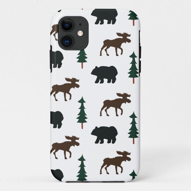 Coque Case-Mate Pour iPhone Woodland Bear Moose iPhone 5 Casemate Coque (Dos)