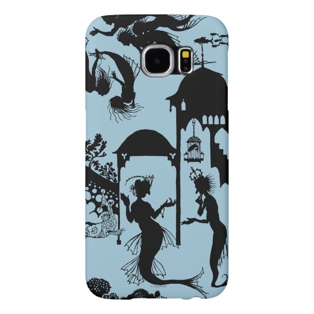 Coque Casemate Pour Samsung Galaxy Andersen : Petite silhouette de sirène (Dos)